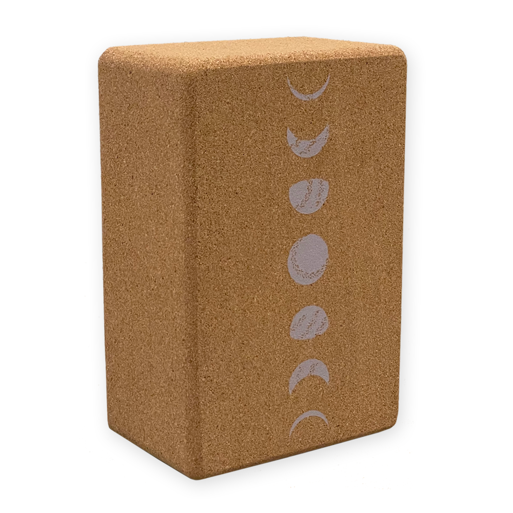 Cork Yoga Block, Violet Moon